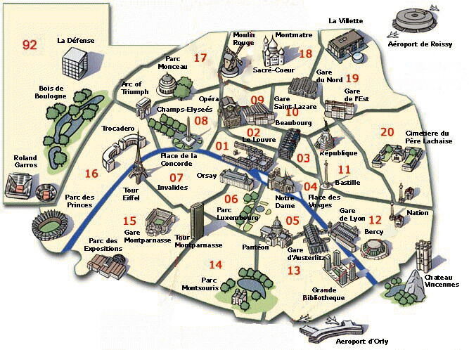 Photo Carte Paris