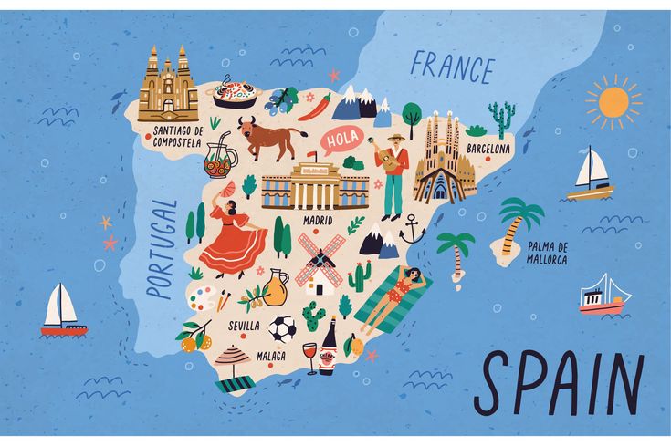 Map of Spain